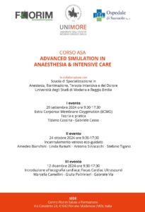 Corso ASA advanced simulation in anaesthesia & intensive care